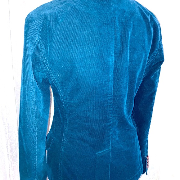 J.Crew Navy Corduroy Fitted Blazer - Picture 4 of 7